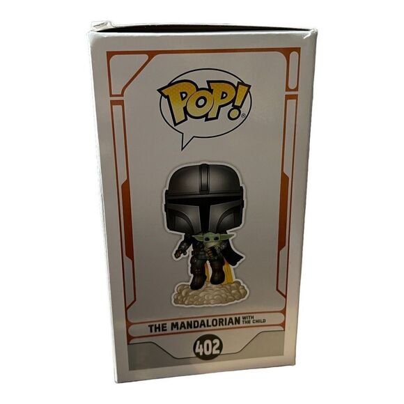 Funko Pop! Star Wars The Mandalorian with Child Flying Jetpack IN STOCK Pop 402 - Picture 6 of 8